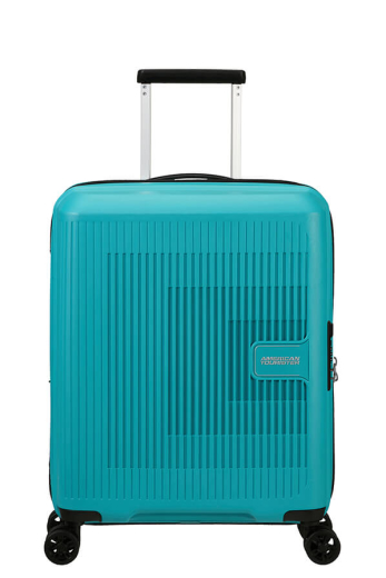 Mala de Cabine 55cm Expansível 4 Rodas AeroStep Tónico Turquesa - Misscath | Mala de Cabine 55cm Expansível 4 Rodas Tónico Turquesa | American Tourister