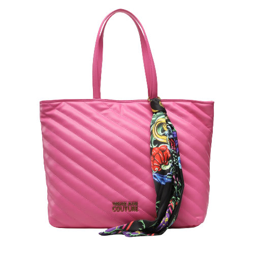 Mala Shopper Quilted Lenço Rosa