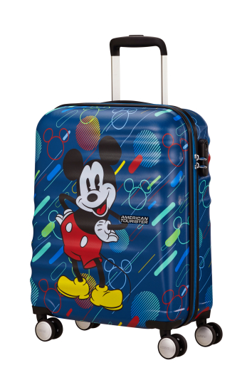 Mala de Cabine 55cm 4 Rodas Wavebreaker Disney Mickey Future Pop - Misscath | Mala de Cabine 55cm 4 Rodas Wavebreaker Disney Mickey Future Pop | American Tourister