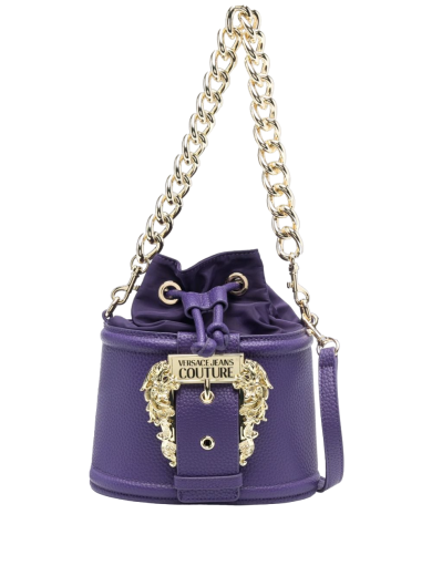 Mala Ombro Bucket Baroque-Buckle Violeta - Versace | Mala Ombro Bucket Baroque-Buckle Violeta | MISSCATH