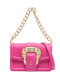 Mala de Tiracolo Couture Baroque-Buckle Rosa - Versace | Mala de Tiracolo Couture Baroque-Buckle Rosa | MISSCATH