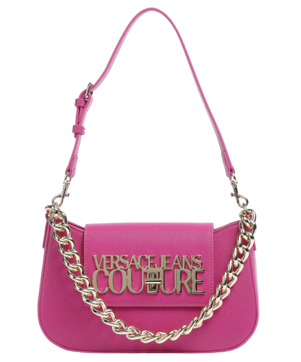 Mala de Ombro Logo Lock Rosa - Versace | Mala de Ombro Logo Lock Rosa | MISSCATH