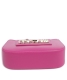 Mala de Ombro Logo Lock Rosa - Versace | Mala de Ombro Logo Lock Rosa | MISSCATH