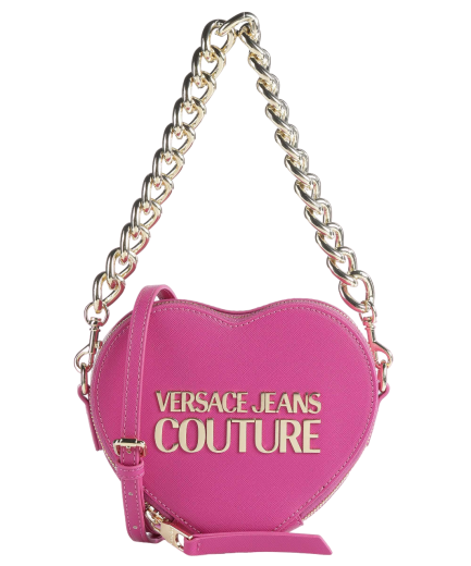 Mala de Tiracolo Logo Lock Rosa - Versace | Mala de Tiracolo Logo Lock Rosa | MISSCATH