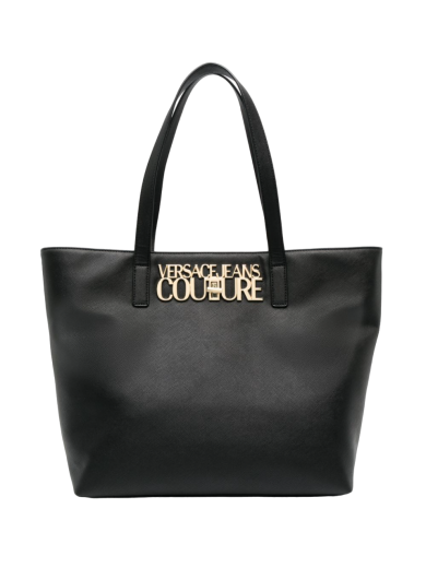 Mala Shopper Logo Couture Preta