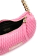 Mala de Tiracolo Logo Baroque-Buckle Rosa - Versace | Mala de Tiracolo Logo Baroque-Buckle Rosa | MISSCATH