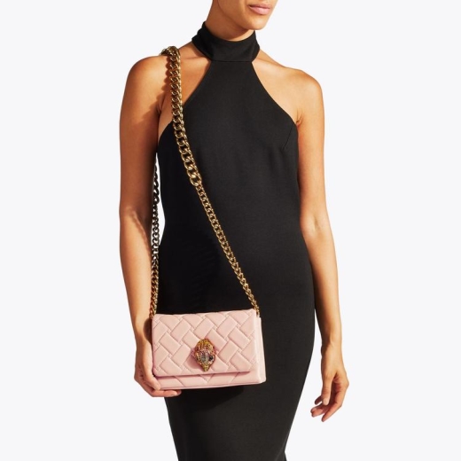 Mala Tiracolo Mini Kensington Long Flap Rosa