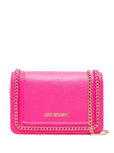 Mala Tiracolo Chain Link Rosa - Love Moschino | Mala Tiracolo Chain Link Rosa | Misscath