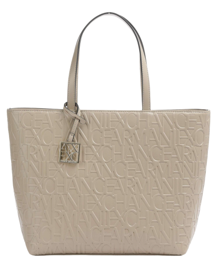 Mala shopper Armani Exchange Feminina Taupe - Armani Exchange | Mala shopper Armani Exchange Feminina Taupe | MISSCATH