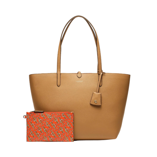 Mala Shopper Milford Equestrian Reversivel Castanha/Laranja