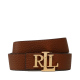 Cinto L Casual Reversível Castanho - 3cm - Ralph Lauren | Cinto L Casual Reversível Castanho | Misscath