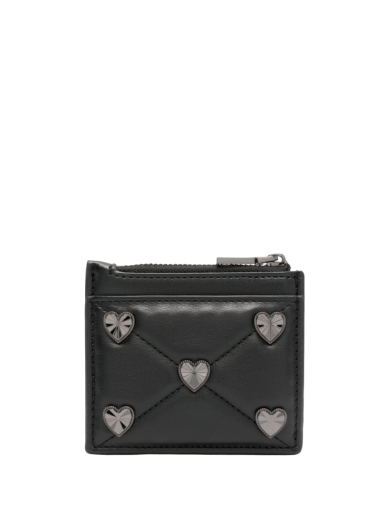 Porta-Cartões Jewel Heart Preto - Love Moschino | Porta-Cartões Jewel Heart Preto | MissCath