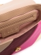 Mala Tiracolo Logo-Plaque Striped Castanha - Liu Jo | Mala Tiracolo Logo-Plaque Striped Castanha | Misscath