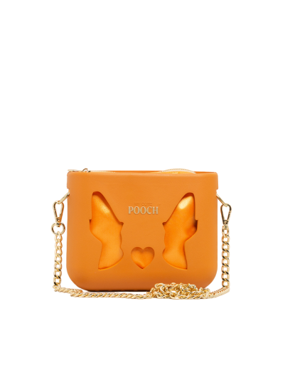 Mala Tiracolo Pooch Cutout Mini Laranja - MyCutePooch | Mala Tiracolo Pooch Cutout Mini Laranja | MISSCATH