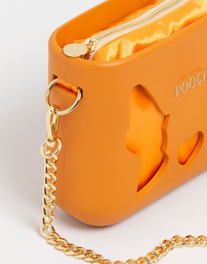 Mala Tiracolo Pooch Cutout Mini Laranja