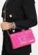 Mala Tiracolo Big Embossment Rosa - Love Moschino | Mala Tiracolo Big Embossment Rosa | Misscath