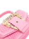 Mala de Tiracolo Mini Baroque-Buckle Rosa - Versace | Mala de Tiracolo Mini Baroque-Buckle Rosa | MISSCATH