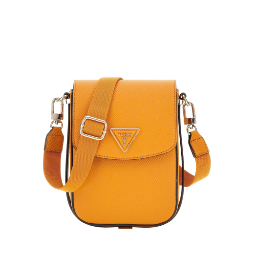 Mala de Tiracolo Mini Brynlee Laranja - Guess | Mala de Tiracolo Mini Brynlee Laranja | MISSCATH