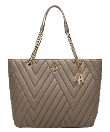 Mala Shopper Armani Exchange Feminina Taupe - Armani Exchange | Mala Shopper Armani Exchange Feminina Taupe | MISSCATH