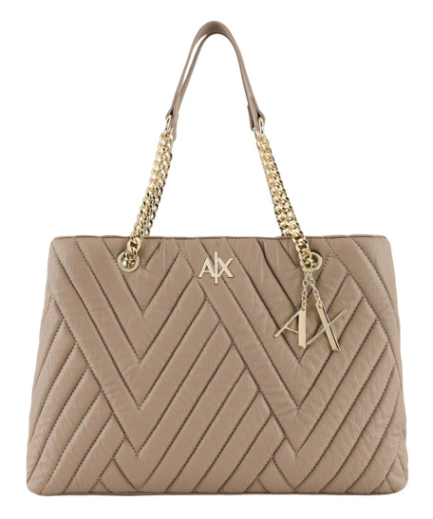 Mala Ombro Jasmine Taupe - Armani Exchange | Mala Ombro Jasmine Taupe | MissCath