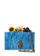 Mala Tiracolo Clutch Flower Box Azul - Kurt Geiger | Mala Tiracolo Clutch Flower Box Azul | MISSCATH