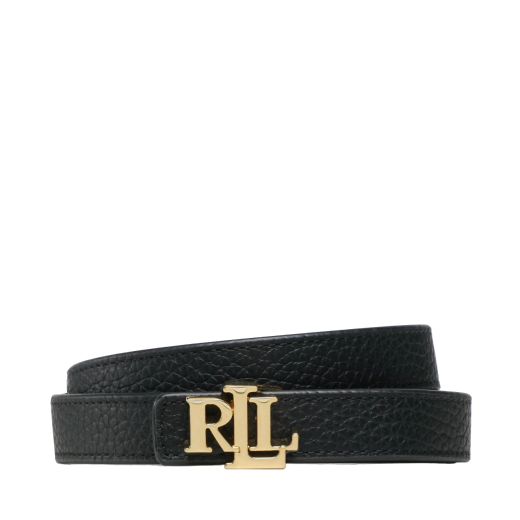 Cinto L Casual Reversível Skinny Preto/Castanho - 2cm - Ralph Lauren | Cinto L Casual Reversível Skinny Preto/Castanho | Misscath