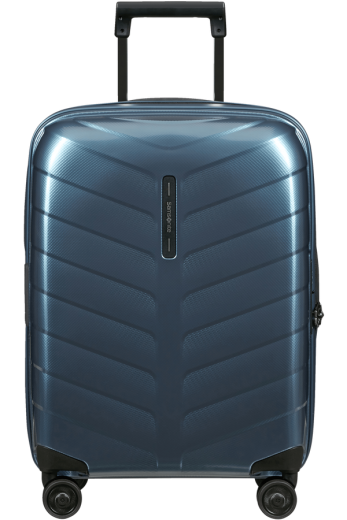 Mala de Cabine 55cm Expansível 4 Rodas Attrix Azul Cinza - Misscath | Mala de Cabine 55cm Expansível 4 Rodas Azul Cinza - Attrix | Samsonite