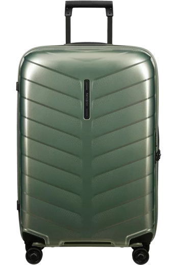 Mala de Viagem Média 69cm 4 Rodas Attrix Verde Manjericão - Misscath | Mala de Viagem Média 69cm 4 Rodas Verde Manjericão - Attrix | Samsonite