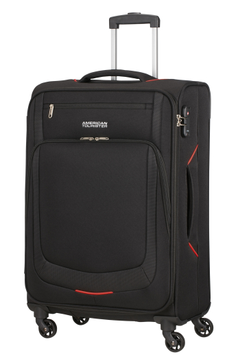 Mala de Viagem Média 67cm 4 Rodas Summer Session Preto/Vermelho - Misscath | Mala de Viagem Média 67cm 4 Rodas Summer Session Preto/Vermelho | American Tourister