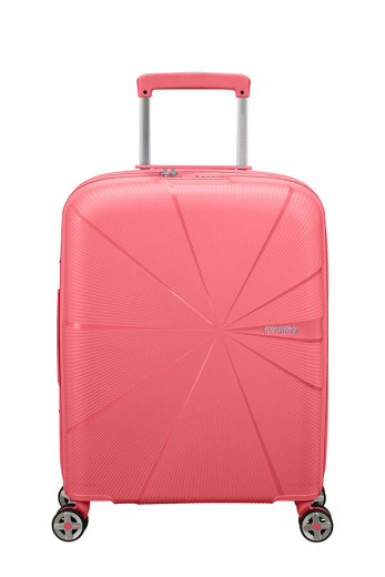 Mala de Cabine 55cm Expansível 4 Rodas Starvibe Coral - American Tourister | Mala de Cabine 55cm Expansível 4 Rodas Starvibe Coral | Misscath