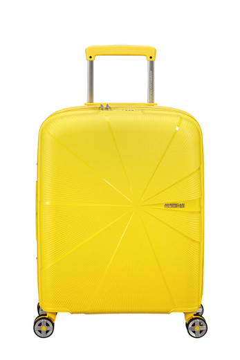 Mala de Cabine 55cm Expansível 4 Rodas Starvibe Limão Elétrico - American Tourister | Mala de Cabine 55cm Expansível 4 Rodas Starvibe Limão Elétrico | Misscath