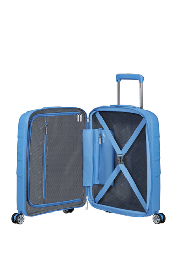 Mala de Cabine 55cm Expansível 4 Rodas Starvibe Azul Tranquilo