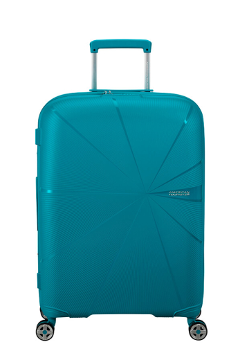 Mala de Viagem Média 67cm Expansível 4 Rodas Starvibe Azul-Esverdeado - American Tourister | Mala de Viagem Média 67cm Expansível 4 Rodas Starvibe Azul-Esverdeado | Misscath