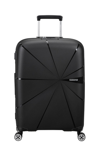 Mala de Viagem Média 67cm Expansível 4 Rodas Starvibe Preta - American Tourister | Mala de Viagem Média 67cm Expansível 4 Rodas Starvibe Preta | Misscath