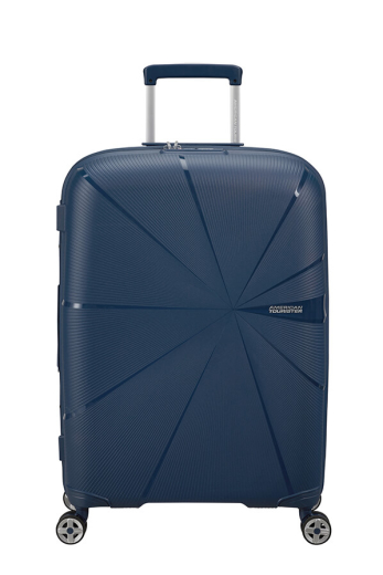 Mala de Viagem Média 67cm Expansível 4 Rodas Starvibe Azul-Marinho - American Tourister | Mala de Viagem Média 67cm Expansível 4 Rodas Starvibe Azul-Marinho | Misscath