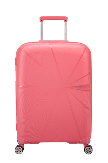 Mala de Viagem Média 67cm Expansível 4 Rodas Starvibe Coral - American Tourister | Mala de Viagem Média 67cm Expansível 4 Rodas Starvibe Coral | Misscath