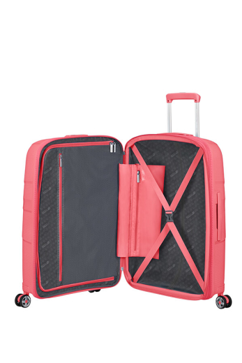 Mala de Viagem Média 67cm Expansível 4 Rodas Starvibe Coral