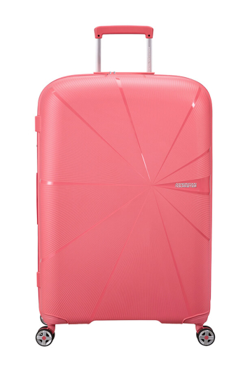 Mala de Viagem Grande 77cm Expansível 4 Rodas Starvibe Coral - American Tourister | Mala de Viagem Grande 77cm Expansível 4 Rodas Starvibe Coral | Misscath