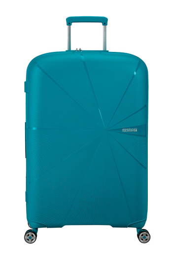 Mala de Viagem Grande 77cm Expansível 4 Rodas Starvibe Azul-Esverdeado - American Tourister | Mala de Viagem Grande 77cm Expansível 4 Rodas Starvibe Azul-Esverdeado | Misscath