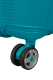 Mala de Viagem Grande 77cm Expansível 4 Rodas Azul-Esverdeado - MISSCATH