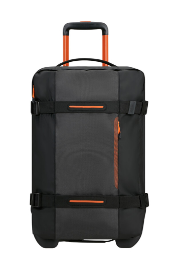 Saco de Viagem 55cm 2 Rodas Urban Track Preto/Laranja