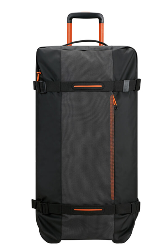 Saco de Viagem Grande 79cm 2 Rodas Urban Track Preto/Laranja - Misscath | Saco de Viagem Grande 79cm 2 Rodas Urban Track Preto/Laranja | American Tourister