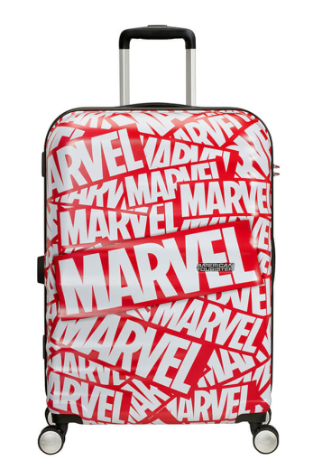 Mala de Viagem Média 67cm c/ 4 Rodas Marvel Logo