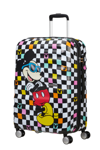 Mala de Viagem Média 67cm 4 Rodas Wavebreaker Disney Mickey Check