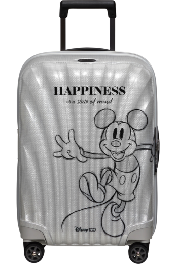 Mala de Cabine 55cm 4 Rodas Expansível C-Lite Disney 100 Anos Mickey