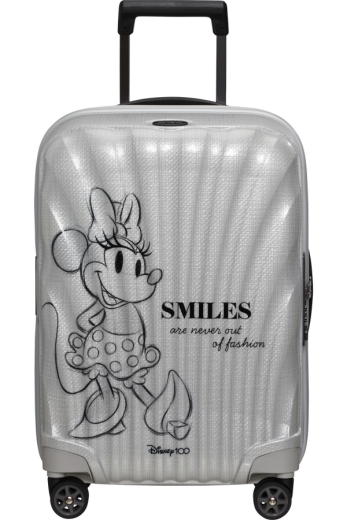 Mala de Cabine 55cm 4 Rodas Expansível C-Lite Disney 100 Anos Minnie