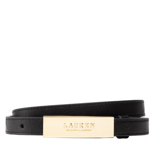 Cinto S New Plaque Skinny Preto - Ralph Lauren | Cinto S New Plaque Skinny Preto | Misscath