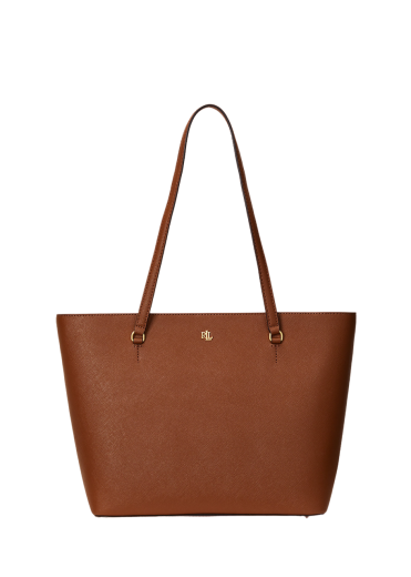 Mala Shopper Karly Média Castanha - Ralph Lauren | Mala Shopper Karly Média Castanha | Misscath