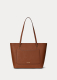 Mala Shopper Karly Média Castanha - Ralph Lauren | Mala Shopper Karly Média Castanha | Misscath