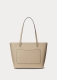 Mala Shopper Karly Média Bege - Ralph Lauren | Mala Shopper Karly Média Bege | Misscath